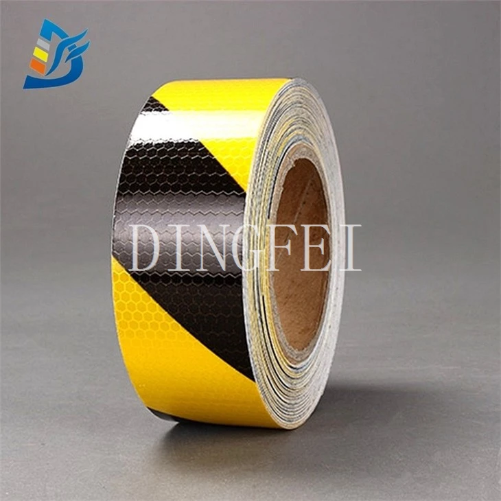 Black Yellow Reflective Tape