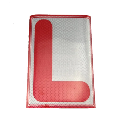 Πακέτο 2 Αυτοκόλλητο βινυλίου Reflective L-board Learner Driver
