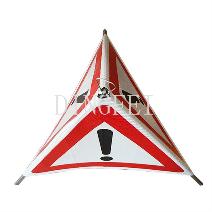 Reflective Roll-Up Tripod Warning Sign
