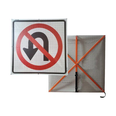 Πινακίδες κυκλοφορίας Dingfei No U Turn Roll Up